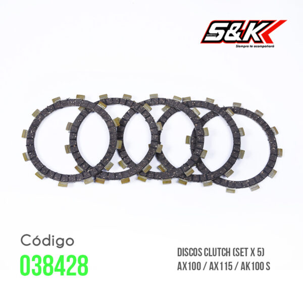 Disco clutch GLAMOUR125 DAWN125 INGITOR125   - Motoservicio Flores