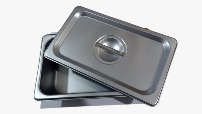 BANDEJA DE ACERO INOXIDABLE MEDIANA ECONOMICA - Proveedora De Salud Total, Sociedad Anonima