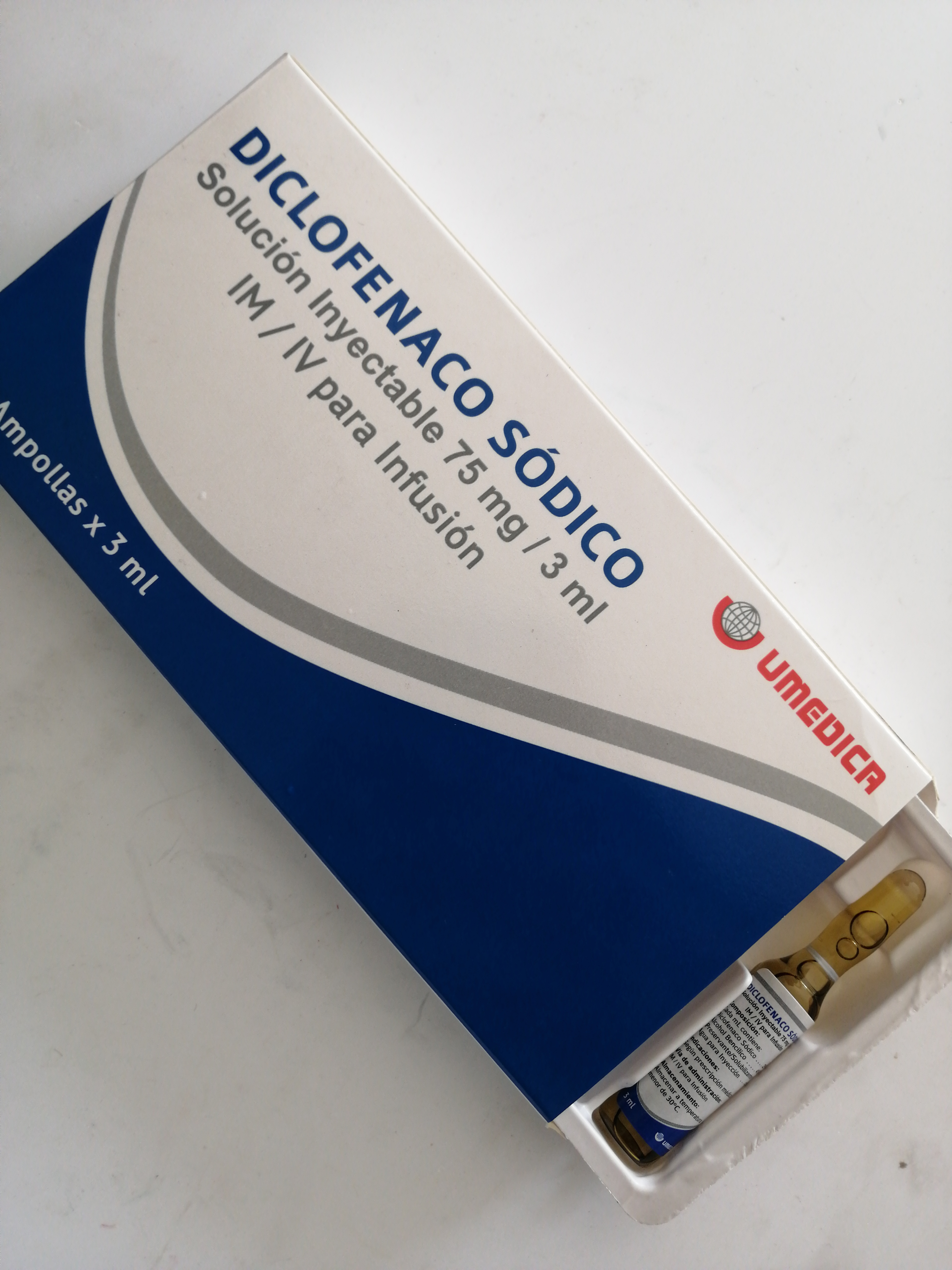 Diclofenaco Sodico Ampollas UNIMED - Vitalis Rx