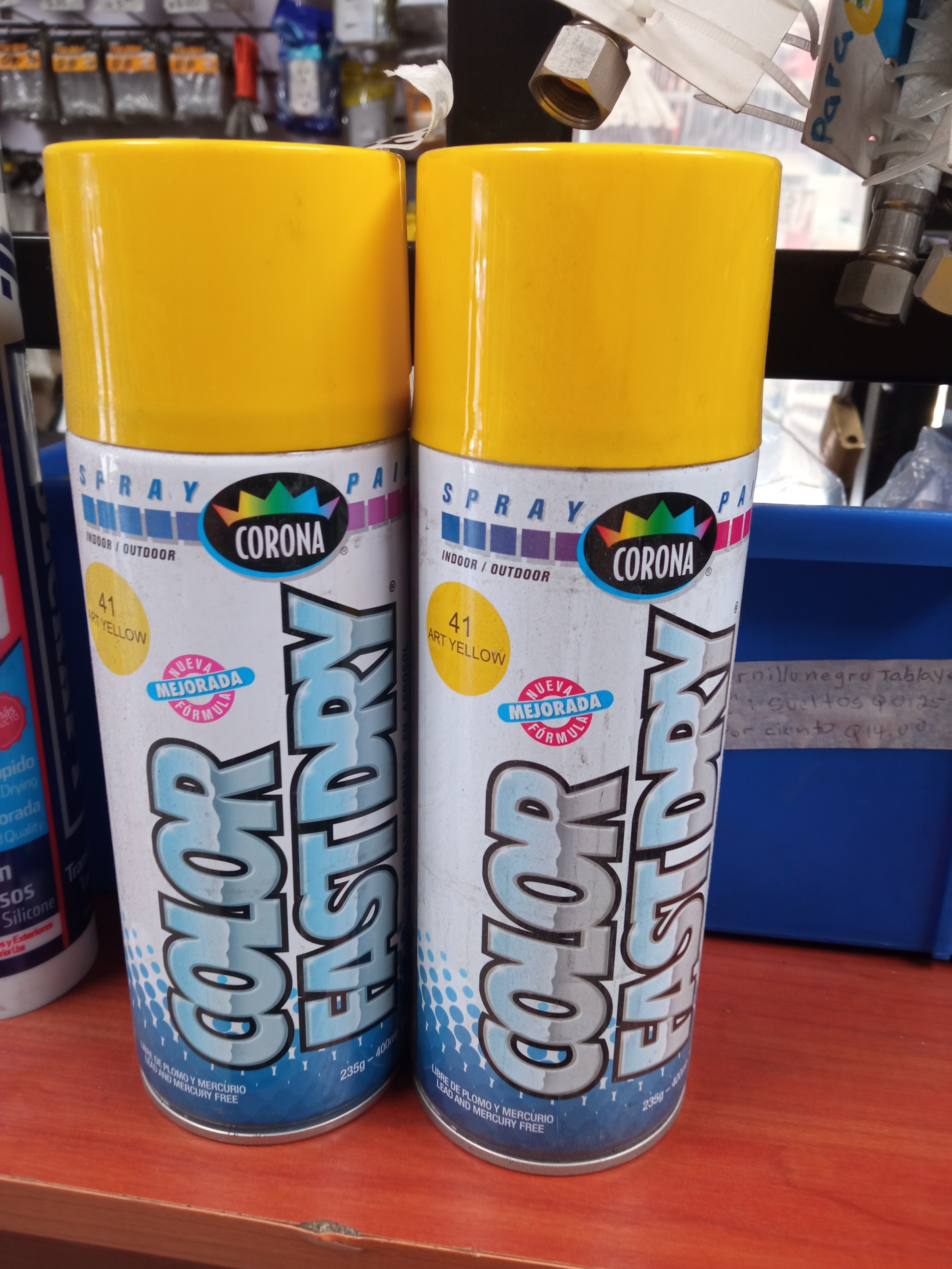 Pintura Spray Corona Amarillo - Distribuidora Novacero