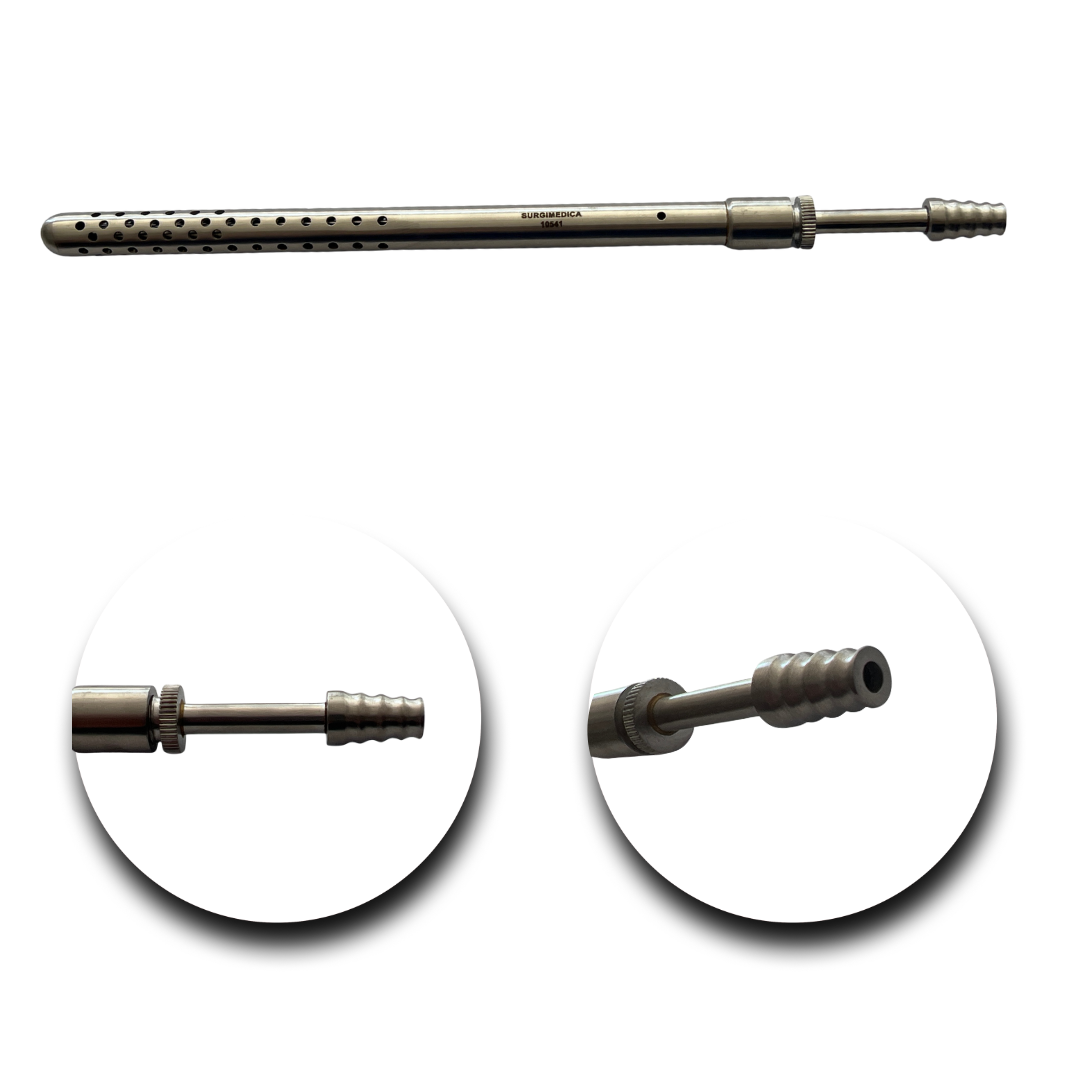 CANULA DE ASPIRACIÓN POOLE RECTA - Proveedora De Salud Total, Sociedad Anonima