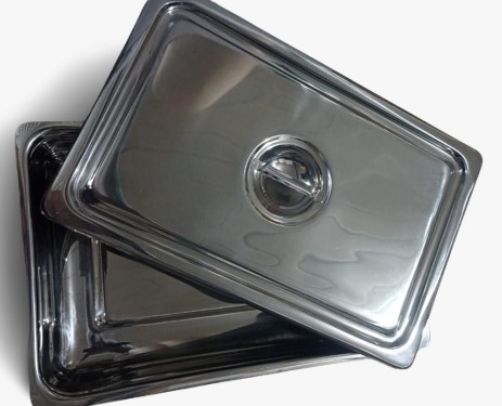 BANDEJA DE ACERO INOXIDABLE GRANDE 30x20x5cms - Proveedora De Salud Total, Sociedad Anonima