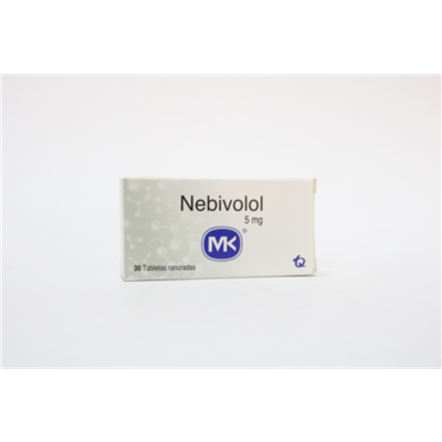 Nebivolol 5mg (Caja*30 Tabletas ranuradas) - FARMACIA NUEVO MILENIO