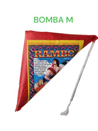 BOMBA MEDIANA RAMBO - PIROTECNIA EL KAIMAN