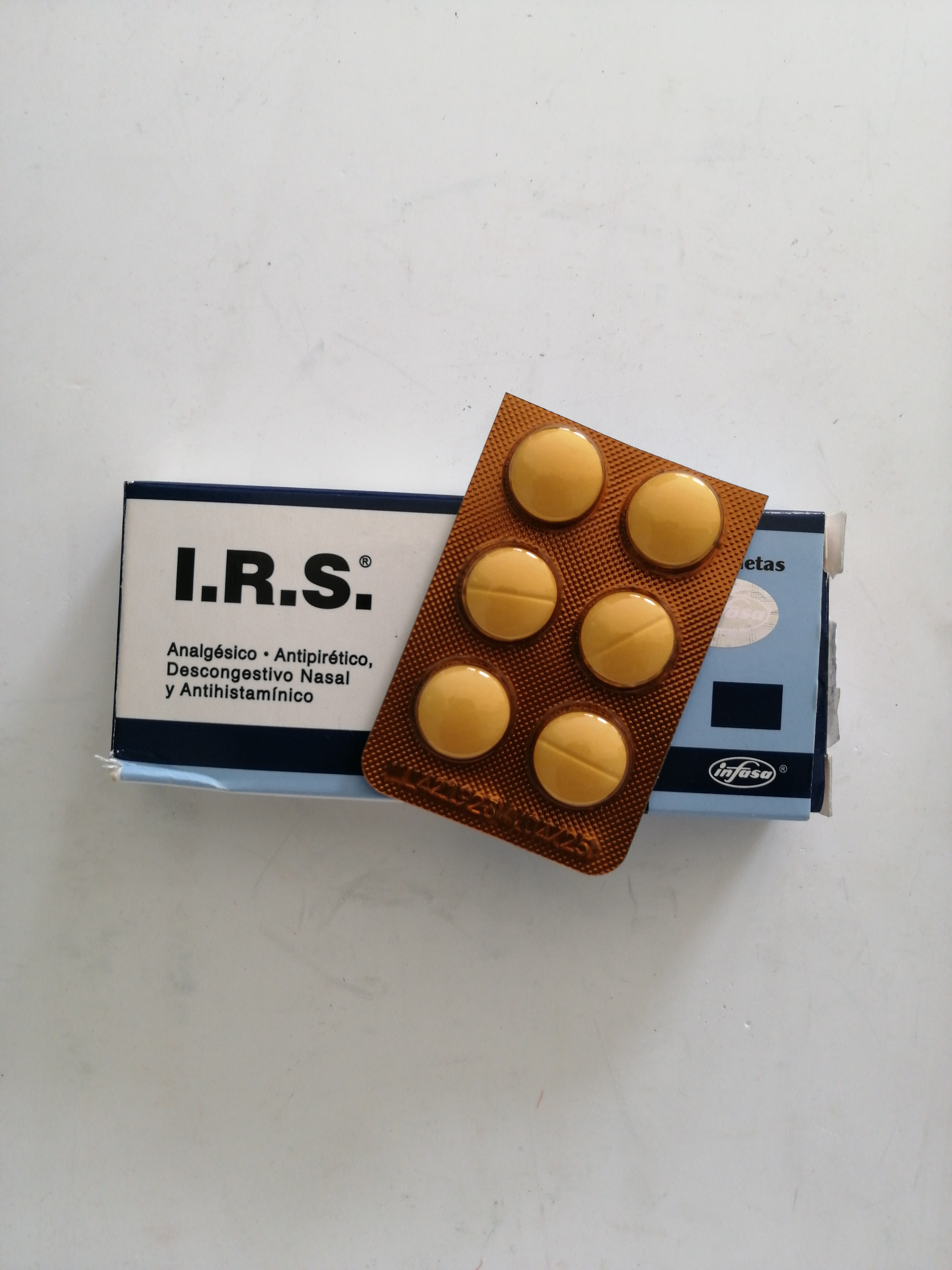 I.R.S Unidad Tabletas IN - Vitalis Rx