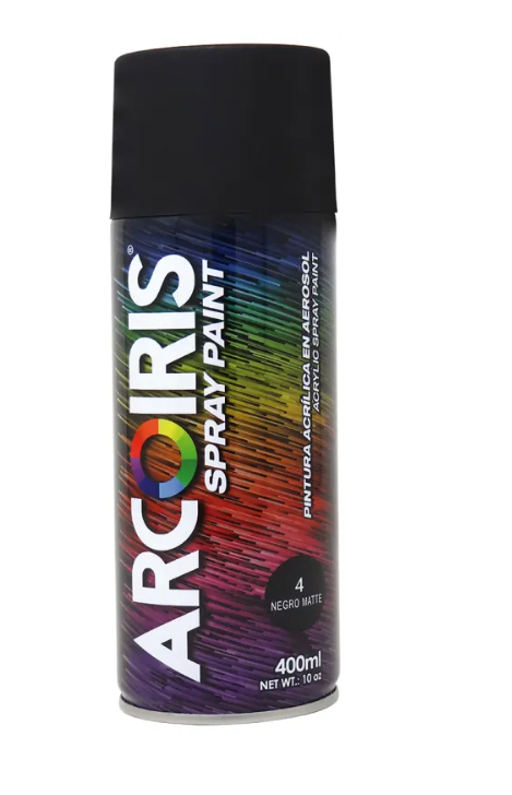 SPRAY NEGRO MATE - Ferretería Todo El Mundo