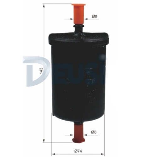 Filtro Gasolina Plastico (5/16"X5/16" alta presion) Nissan - Repuestos y Lubricantes Vicent's