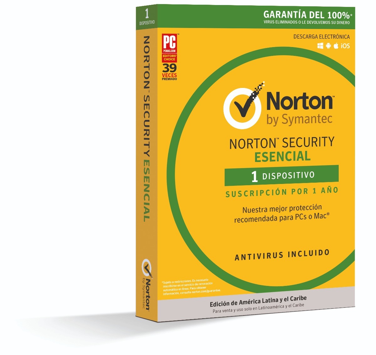 Antivirus Norton 1 pc 1 año - Corporación Hightechnology