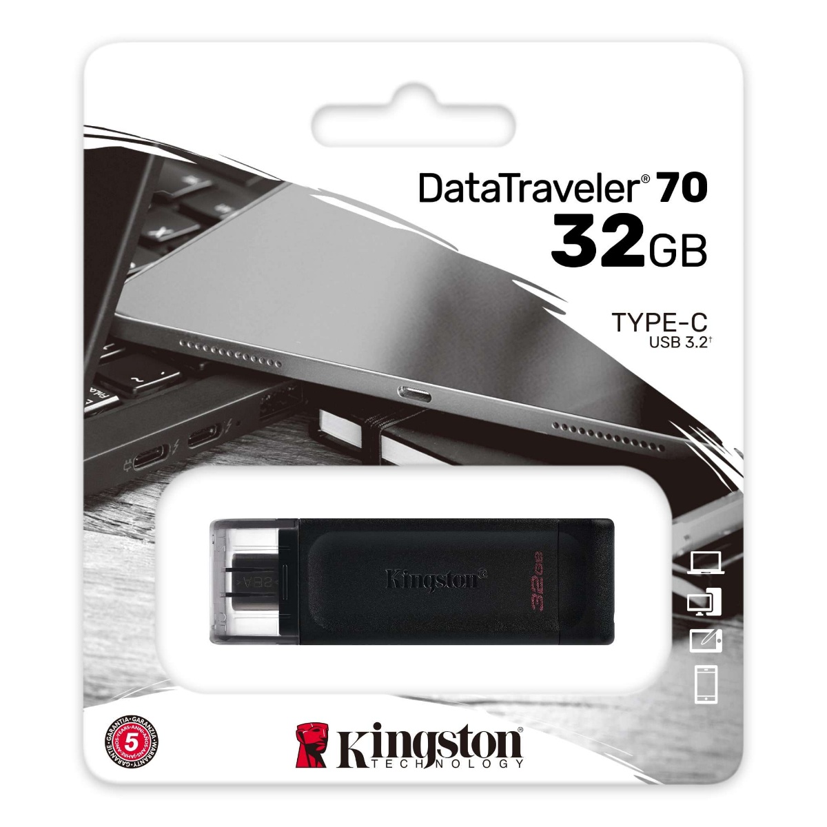 Memoria 32GB USB Kingston tipo C - Corporación Hightechnology