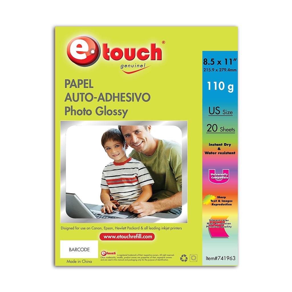 Papel Foto Auto adhesiva individual - Corporación Hightechnology