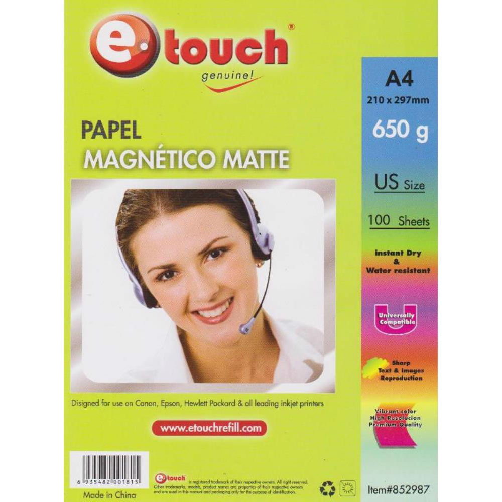 Papel Fotografico Mate 100h e touch - Corporación Hightechnology