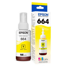 REFIL EPSON T664 YELLOW ORIGINAL - ECOTINTAS Y TONERS