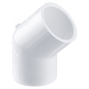 CODO BLANCO PVC 45° 1 - AMANCO - MEGA