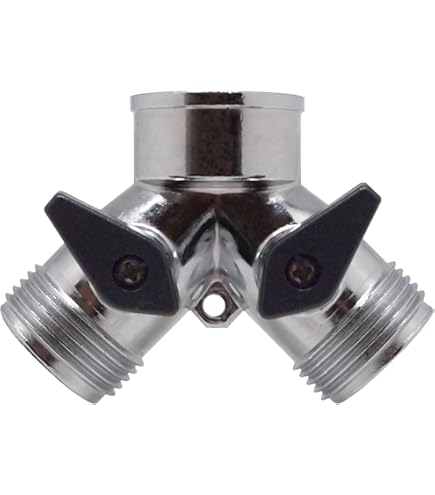 CONECTOR "Y" PARA LAVADORA METAL CROMADO - AMER - MEGA