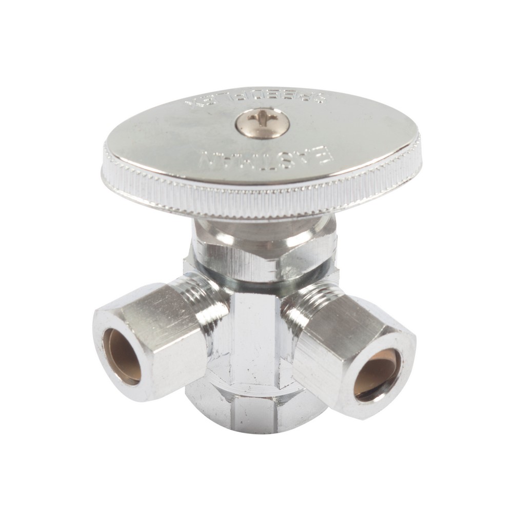 CONTRALLAVE PARA PISO DOBLE SALIDA 150 PSI DE 1/2 X 1/2 X 1/2 X81640 - KUVAL - MEGA