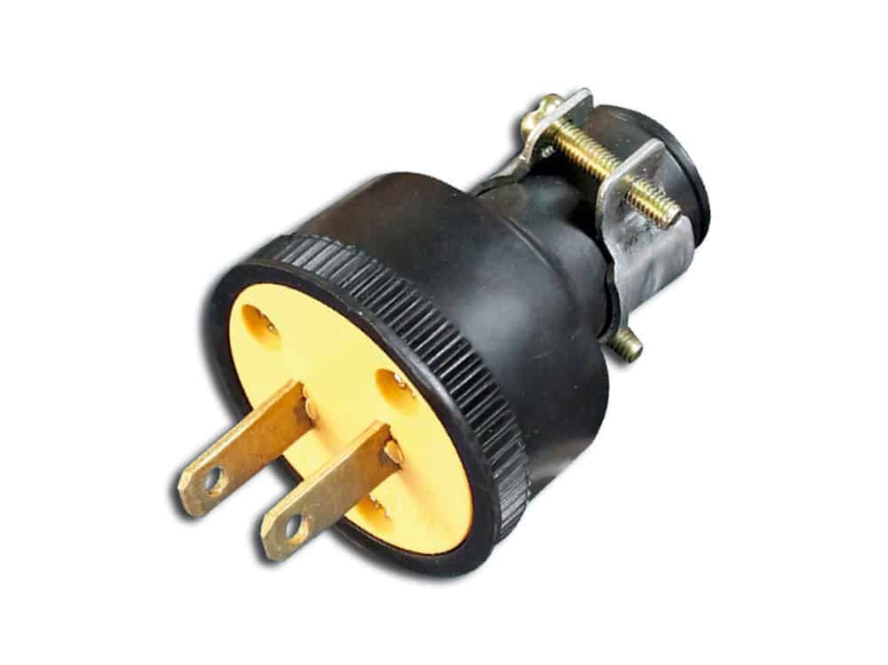 ESPIGA REDONDA CON 2 PINES PARA 110V (#1723) - EAGLE - MEGA