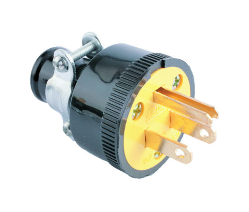 ESPIGA REDONDA CON 3 PINES PARA 110V (PT1539) - POWER  - MEGA