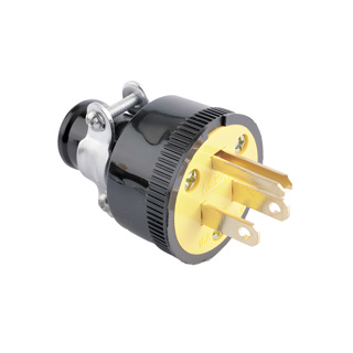 ESPIGA REDONDA CON 3 PINES PARA 110V (#1709) - EAGLE - MEGA