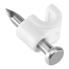 GRAPA REDONDA O COAXIAL PARA CONCRETO #10MM BLANCO (20PZ) (48274) - VOLTECH - MEGA