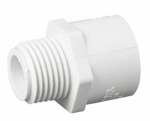 ADAPTADOR BLANCO PVC MACHO 1. 1/4 - AMANCO - MEGA