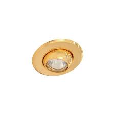 BASE OJO DE BUEY SOBREPONER DORADO (CDL110-G) 9900013 - NEW LED - MEGA
