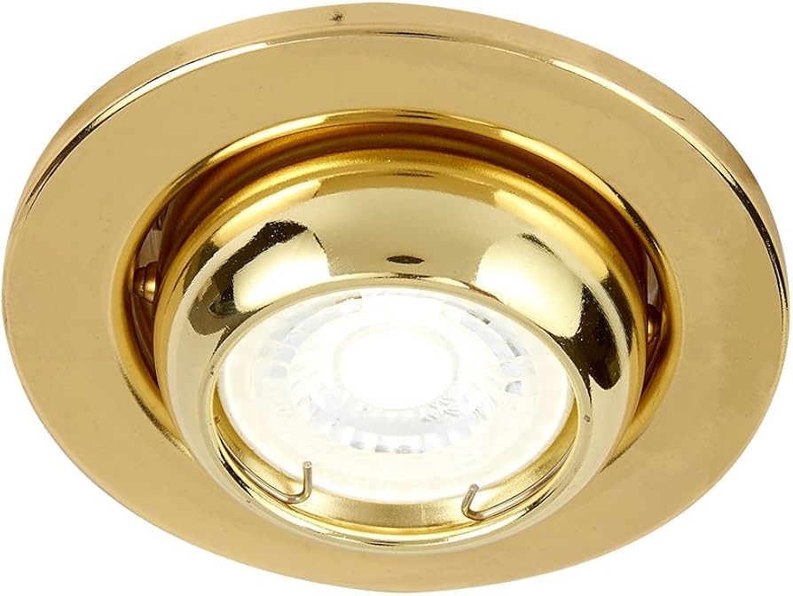 BASE OJO DE BUEY SOBREPONER DORADO (YD-345/O-OCT) - TECNOLITE - MEGA
