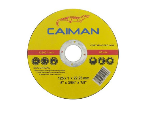 DISCO PLANO DE CORTE FINO ACERADO 7" - CAIMAN - MEGA