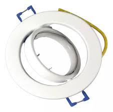 BASE OJO DE BUEY EMPOTRABLE DIRIGIBLE BLANCO 125011 - ASKI - MEGA