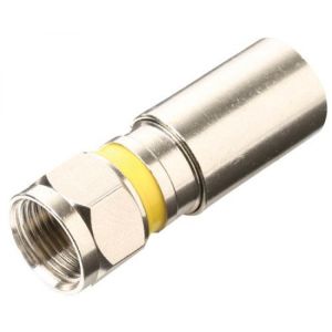CONECTOR HEMBRA PARA TV DE CABLE COAXIAL (HK1354) - NEW LED - MEGA