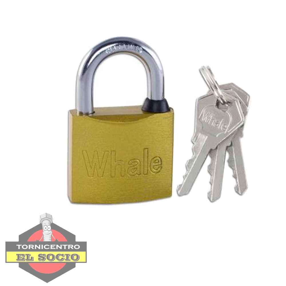 CANDADO LATON DORADO BLISTER 30 MM 23523 - HERMEX - MEGA