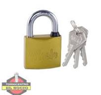 CANDADO LATON DORADO BLISTER 40 MM 23520 - HERMEX - MEGA