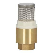 CHEQUE VERTICAL DE BRONCE CON MALLA 1" - BOSSI - MEGA